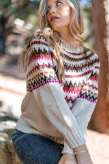 At The Peak Knit Sweater - Finding July