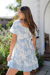 Blue Skies Mini Dress