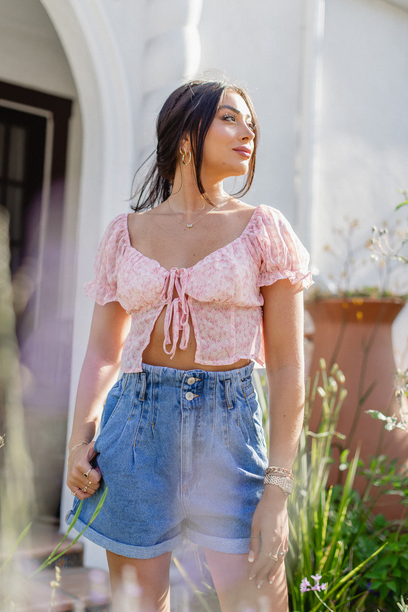 Catching Feelings Floral Top - Finding July