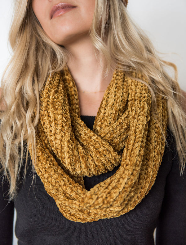 Chenille Double Twist Scarf - Finding July