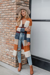 City Babe Striped Cardigan - Camel - Finding July