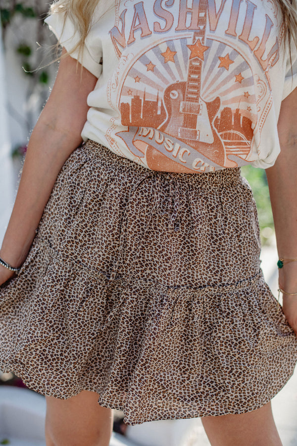 Lean On Me Leopard Skirt - Finding July