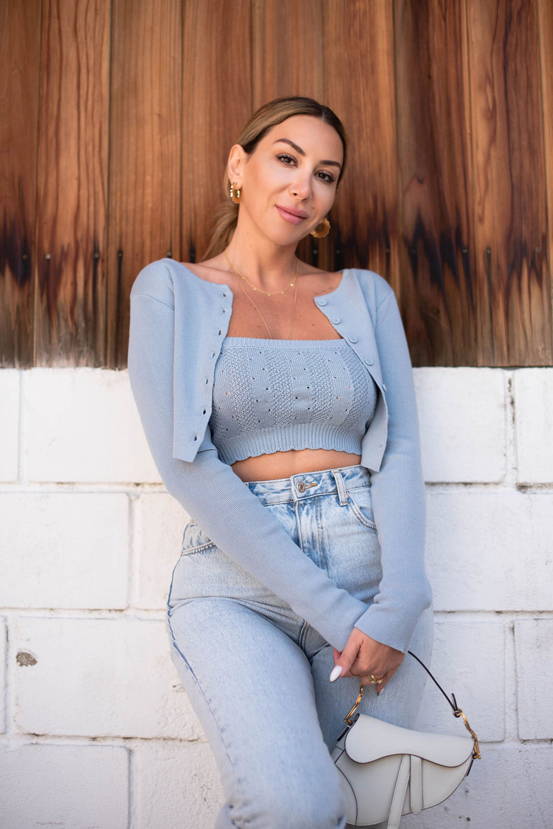 Peace and Love Two Piece Sweater Set - Finding July
