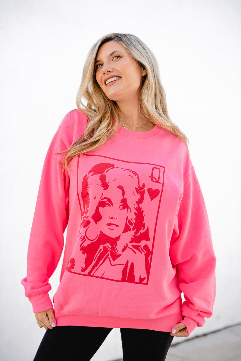 Queen Of Hearts Sweatshirt - Finding July