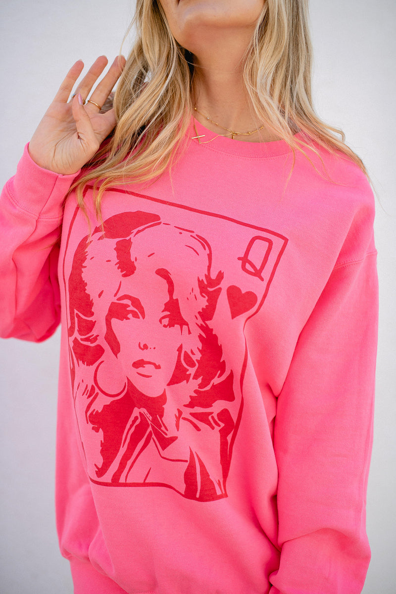 Queen Of Hearts Sweatshirt - Finding July