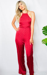 Ruby Lips Jumpsuit - Finding July