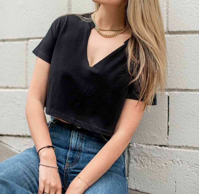 The Perfect Cropped Tee - Finding July