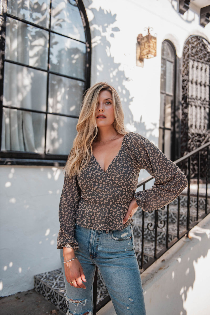 Wild Ways Leopard Top - Finding July