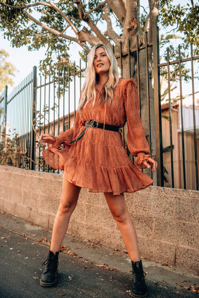 Allspice Polka-dot Dress - Finding July