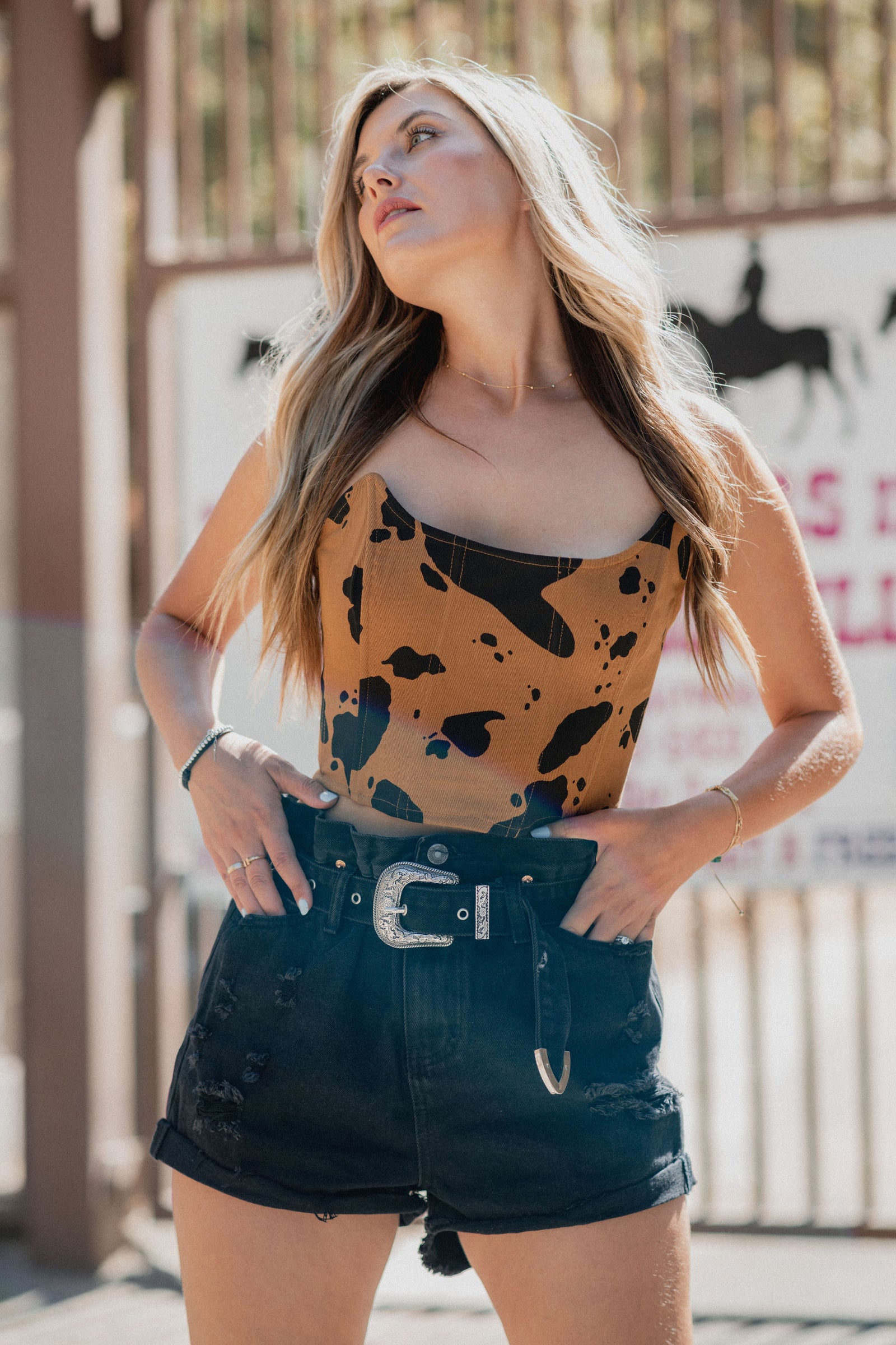 Buckle Up Denim Shorts – Finding July